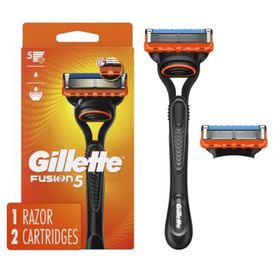 Gillette Fusion5 Razor for Men, Handle + 2 Razor Blade Refills Only $6.97