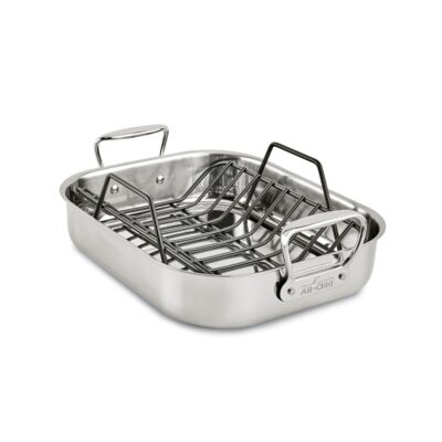 All-Clad Specialty Stainless Steel Roaster with Nonstick Rack Only $129.95