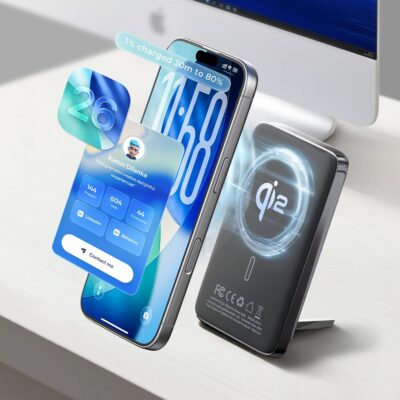 LISEN Qi2 Fast Charging Portable MagSafe Power Bank Only $17.49