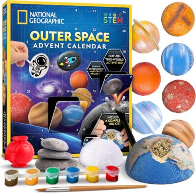 NATIONAL GEOGRAPHIC 2025 Outer Space Advent Calendar Only $14.99
