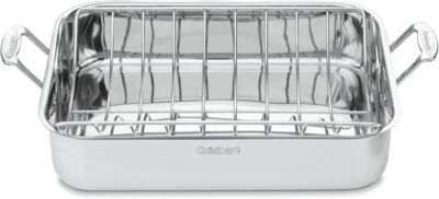 Cuisinart 16-Inch Chef’s Classic Rectangular Roaster with Rack Only $44.99
