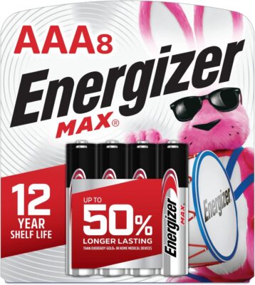Energizer MAX AAA Batteries (8 Pack) Only $3.17