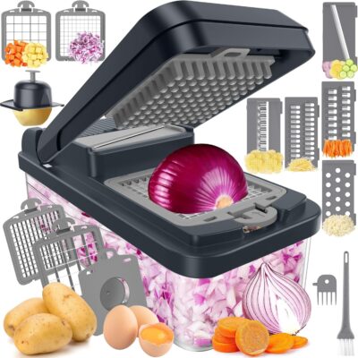 SpaceHacks 12-in-1 Vegetable Chopper Only $11.87