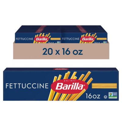 Barilla Fettuccine Pasta, 16 oz. Box (Pack of 20) Only $18.40
