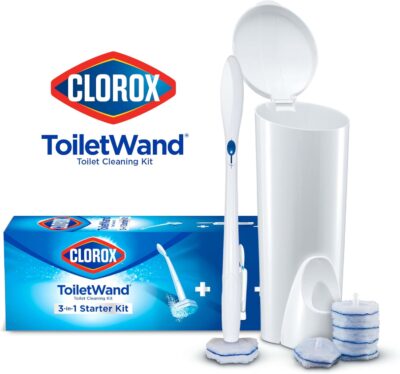 Clorox ToiletWand Toilet Brush, Storage Caddy and 6 Refill Heads Only $12.20