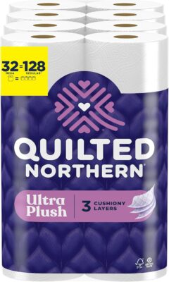 Quilted Northern Ultra Plush Toilet Paper, 32 Mega Rolls Only $23.84