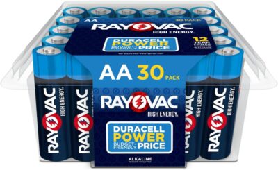 Rayovac AA Alkaline Batteries, 30 Count Only $7.98