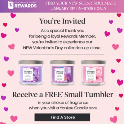 Saturday Freebies – Free Yankee Candle
