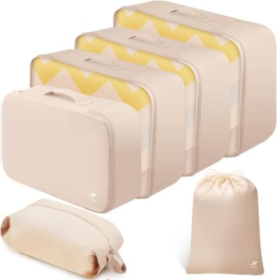 HOTOR Packing Cubes for Suitcases – 6 Pieces Only $5.99