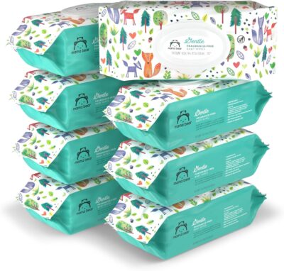 Mama Bear Gentle Fragrance-Free Baby Wipes, 100 Count (Pack of 8) Only $12.93