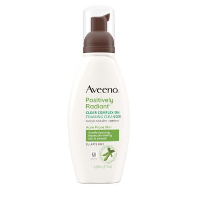 Aveeno Clear Complexion Foaming Oil-Free Facial Cleanser, 6 oz Only $3.64