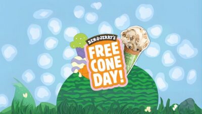 Monday Freebies – Free Cone Day at Ben & Jerry’s on April 14