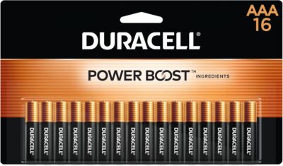 Duracell Coppertop AAA Batteries, 16 Count Only $9.50
