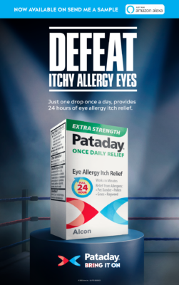 Wednesday Freebies – Free Pataday Extra Strength Eye Allergy Itch Relief Sample