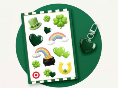 Saturday Freebies – Free Sticker Sheet and Heart Keychain at Target