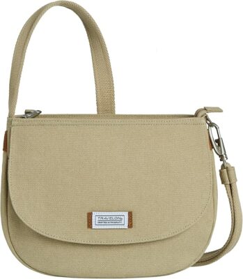 Travelon Anti-Theft Heritage Saddle Crossbody Only $26.12