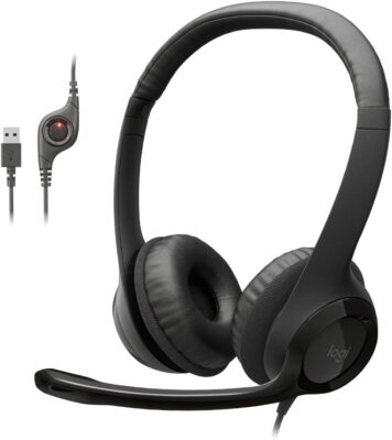 Logitech H390 Wired Headset, USB-A Only $15.99
