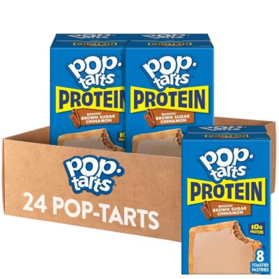 Pop-Tarts Protein Toaster Pastries, 24 Ct Only $7.83