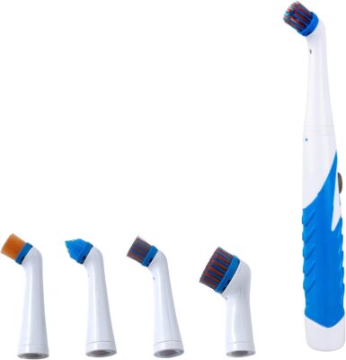 SOARING Electric Cleaning Brush with 4 in 1 Multiple Brush Heads Only $10.49
